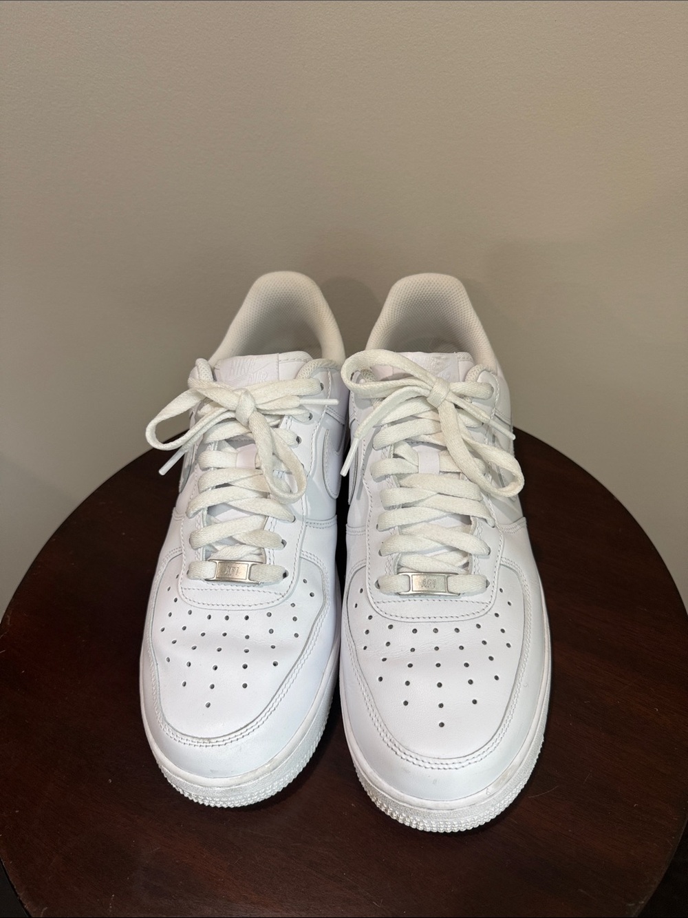 Nike Men’s All-White Low-Top Sneakers